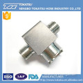2015 New top quality,JIC flare tube end/male pipe end brand stainless steel tee